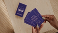 Close-up of Postpartyy postpartum affirmation cards for birth and recovery support