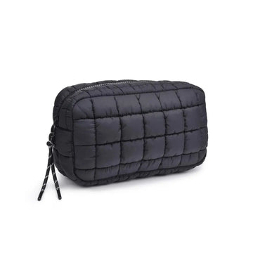 Quilted Puffer Cosmetic Pouch